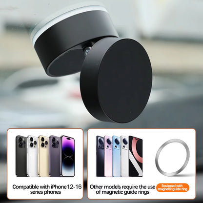 Portable Multifunctional Mobile Phone Magnetic Holder Car Support Foldable Vacuum Magnet Cellphone Bracket for Home Office